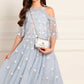 Dandelion Ditsy Off-Shoulder Kids Dress