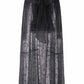 Dappled Sequin Hooded Long Cape