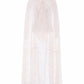 Dappled Sequin Hooded Long Cape