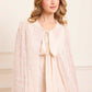 Dappled Sequin Hooded Long Cape