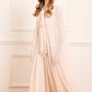 Dappled Sequin Hooded Long Cape