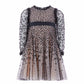 Dappled Sequin Long Sleeve Kids Dress