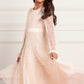 Dappled Sequin Long Sleeve Kids Dress