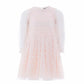 Dappled Sequin Long Sleeve Kids Dress