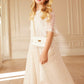 Dappled Sequin Short Cape Kids Dress