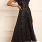 Deco Dot Ankle Gown