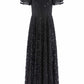 Deco Dot Ankle Gown