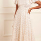 Deco Dot Gloss Ankle Gown