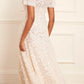 Deco Dot Gloss Ankle Gown