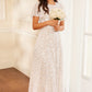 Deco Dot Gloss Ankle Gown