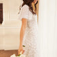 Deco Dot Gloss Ankle Gown