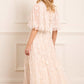 Dahlia Ditsy Short Cape Ankle Gown