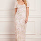 Dream Garland Puff Sleeve Ankle Gown
