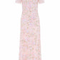 Dream Garland Puff Sleeve Ankle Gown