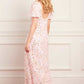 Dream Garland Puff Sleeve Ankle Gown