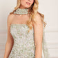Dream Garland Strapless Gown