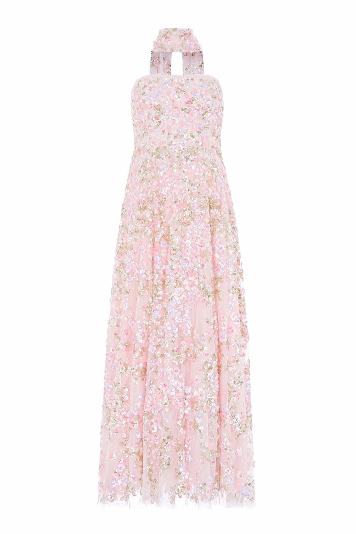 Dream Garland Strapless Gown