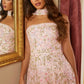 Dream Garland Strapless Gown