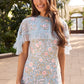 Eden Rose Cape Ankle Gown