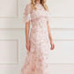 Eden Rose Cape Ankle Gown