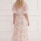 Eden Rose Cape Ankle Gown