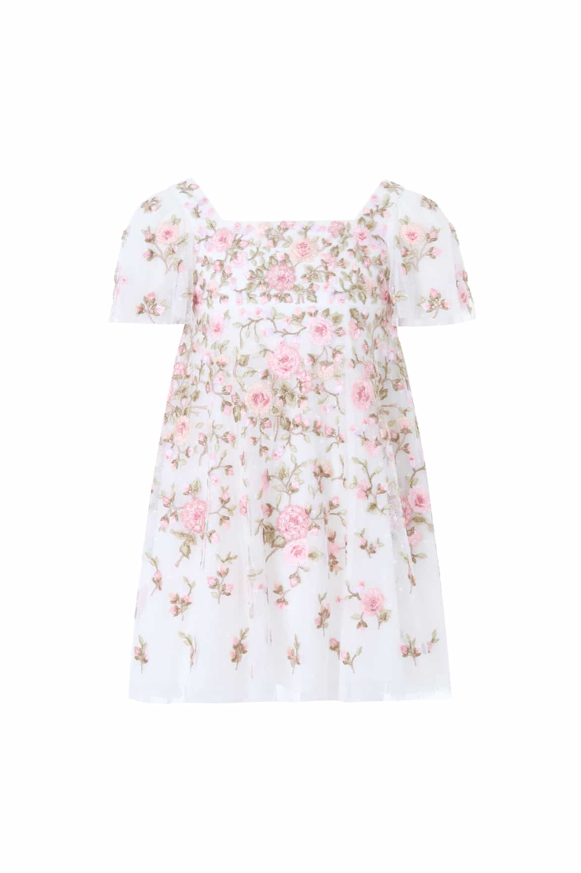 Eden Rose Short Sleeve Kids Dress