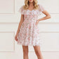 Eden Rose V-Neck Micro Mini Dress