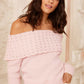 Embellished Bardot Jumper