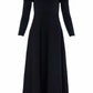 Embellished Bardot Knit Gown