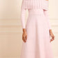 Embellished Bardot Knit Gown