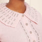 Embellished Collar Short Cardigan