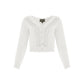 Embellished V-Neck Short Cardigan