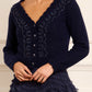 Embellished V-Neck Short Cardigan