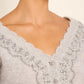Embellished V-Neck Short Cardigan