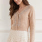 Embellished V-Neck Short Cardigan