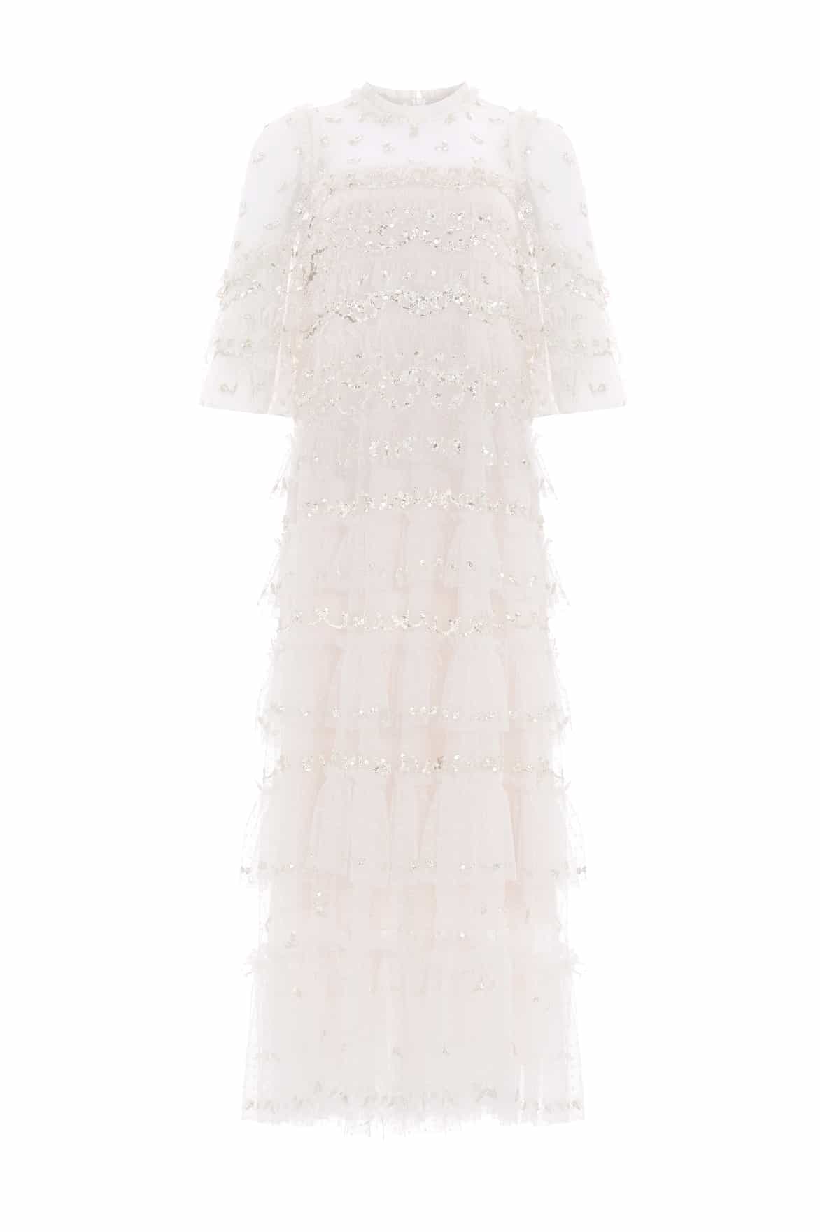 Emily Lace Ankle Gown