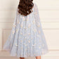 Ethereal Blooms Cape Kids Dress
