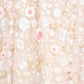 Ethereal Blooms Cape Sleeve Ankle Gown