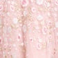 Ethereal Blooms Cape Sleeve Ankle Gown