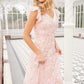 Ethereal Blooms Short Sleeve Ankle Gown