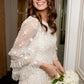 Everett Bloom Round Neck Ankle Gown