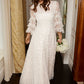 Everett Bloom Round Neck Ankle Gown