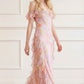 Floating Freesias Georgette Cami Gown