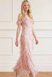 Floating Freesias Georgette Cami Gown