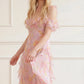 Floating Freesias Georgette Cami Gown