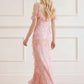 Floating Freesias Georgette Cami Gown