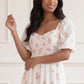 Flora Ditsy Cotton Ankle Gown