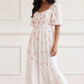 Flora Ditsy Cotton Ankle Gown