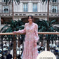 Floral Diamond Ruffle Ballerina Dress