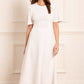 Floral Pointelle Knit Gown
